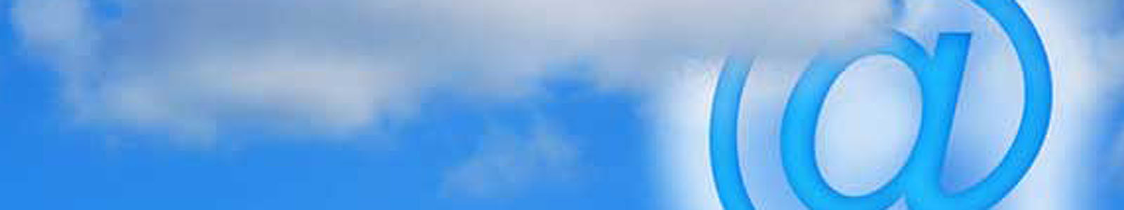 Das at-Zeichen (email) in Wolken gehüllt ©DLR